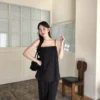 AD44 Cassis卡西斯花園蕾絲細肩背心