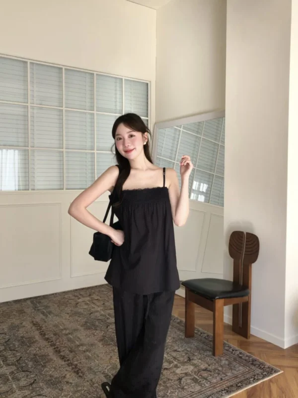 AD44 Cassis卡西斯花園蕾絲細肩背心