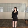 AD47 Rosée蘿茜微光花影短褲