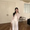 AD43 Soline索琳掛脖蝴蝶結扭結上衣