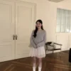 AD22 Aveline艾芙琳花園雙層蕾絲裙