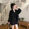 AE11 Delphine黛爾芬的精緻柔感針織短裙