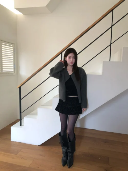 AE13 Livia莉薇亞的輕柔羊毛針織外套