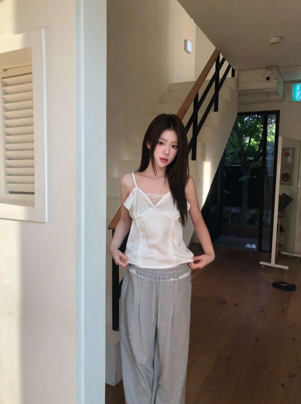 AE05 Seraphina瑟拉菲娜柔光緞面蕾絲背心